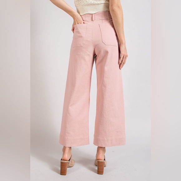 Soft Wash Wide Leg Jeans - eesome - Picture 3 of 4